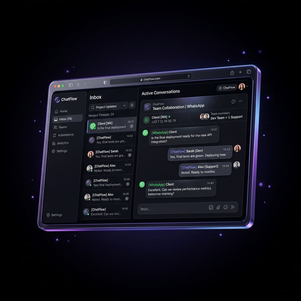 ChatFlow platform interface